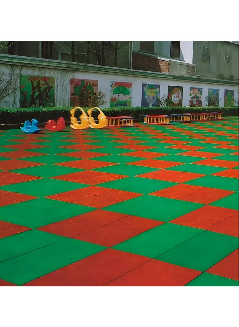 Huitich Rubber Outdoor Play Mat Is Safe For Children 50x50x2.5Cm - Image 2