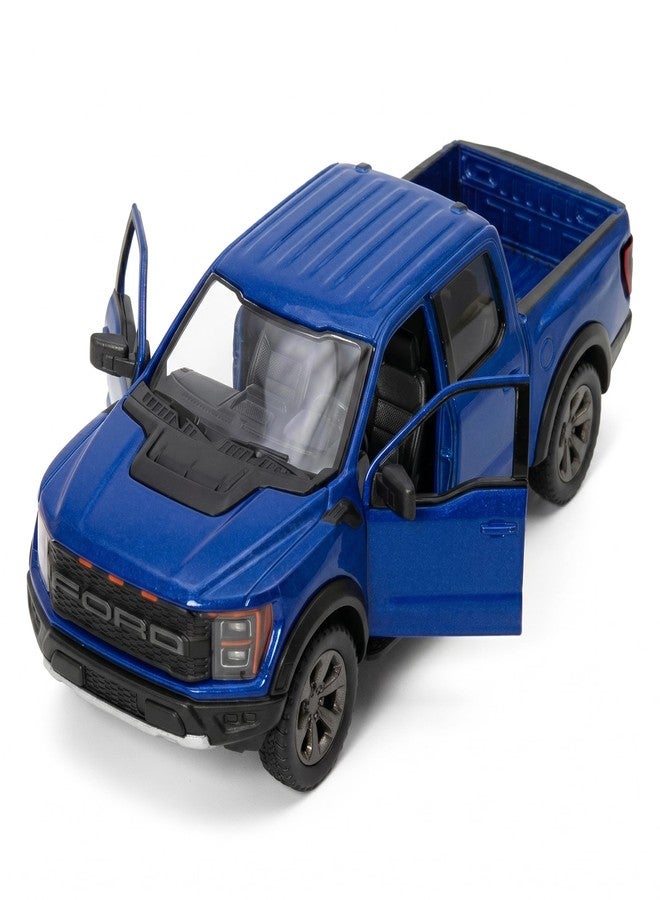 Wizplex Kinsmart Ford F-150 Raptor R 1:36 Scale Officially Licensed Die-Cast Metal Car Model — Pull-Back Action Openable Doors Pick-Up Truck Collectible Toy - Image 2