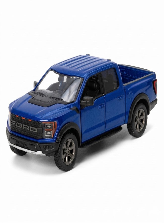 Wizplex Kinsmart Ford F-150 Raptor R 1:36 Scale Officially Licensed Die-Cast Metal Car Model — Pull-Back Action Openable Doors Pick-Up Truck Collectible Toy - Image 1