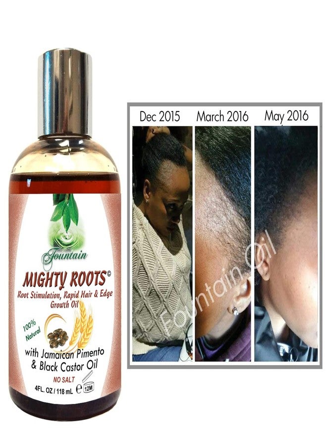 Fountain Mighty Roots with Jamaican Pimento Black Castor Oil 4 Ounce (Pack of 2) - Image 3