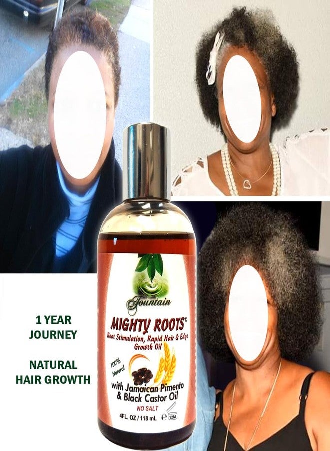 Fountain Mighty Roots with Jamaican Pimento Black Castor Oil 4 Ounce (Pack of 2) - Image 2