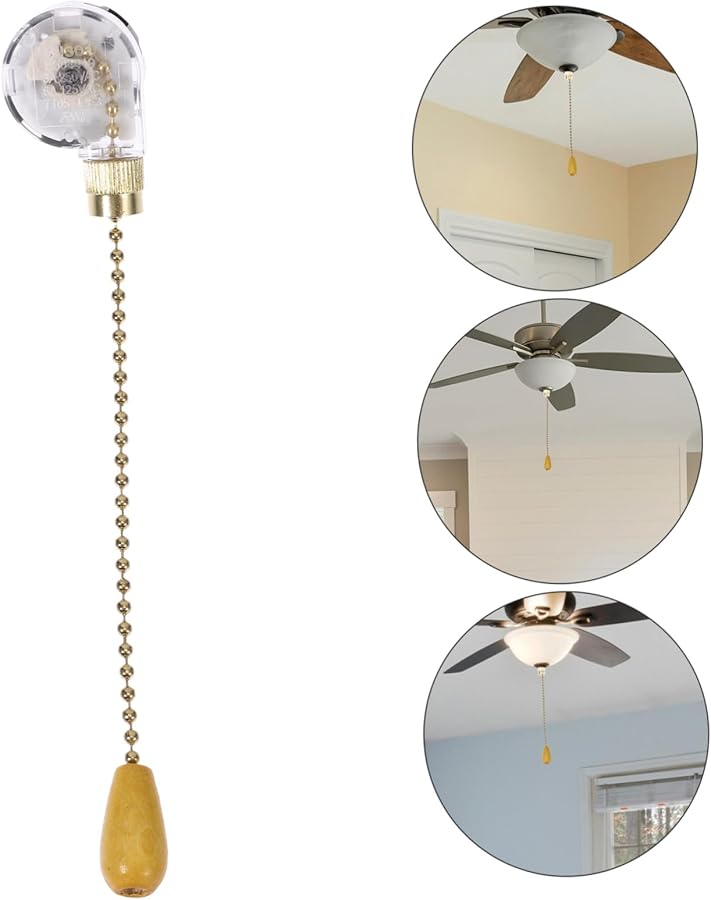 Beaded Ceiling Fan Pull Chain Decorative Pendant Cord For Easy Access - Image 3