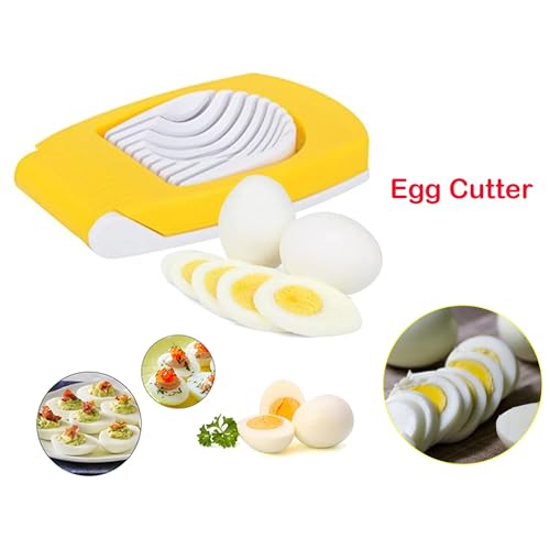 Sulfar Nixy Series Egg Cutter, Egg Slicer, Boiled Eggs Cutter, Stainless Steel Cutting Wires, Multi Purpose Slicer | Egg Cutter for Hard Boiled Eggs | Egg Cutter Slicer | Egg Cutter Topper - Image 3
