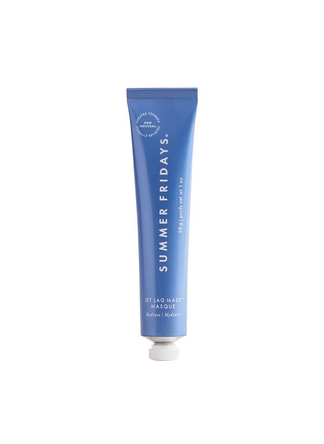 SUMMER FRIDAYS Jet Lag Mask Mini - Hydrating Face Mask + Moisturizer - Made With Hyaluronic Acid, Niacinamide, Glycerin + Antioxidants - Helps Nourish Skin For A Renewed + Radiant Complexion (1 Oz)  - Image 1