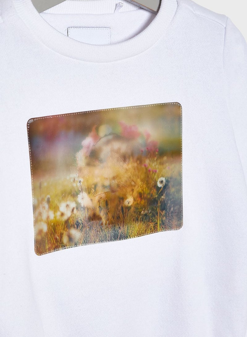 Reserved Kids Graphic Sweatshirt - Image 3