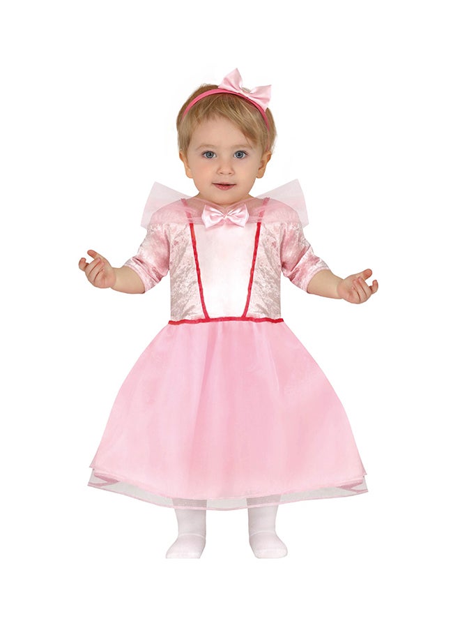 Fiestas Guirca Baby Pink Princess Costume, 6-12 Months. Costume includes: Dress, Hairband