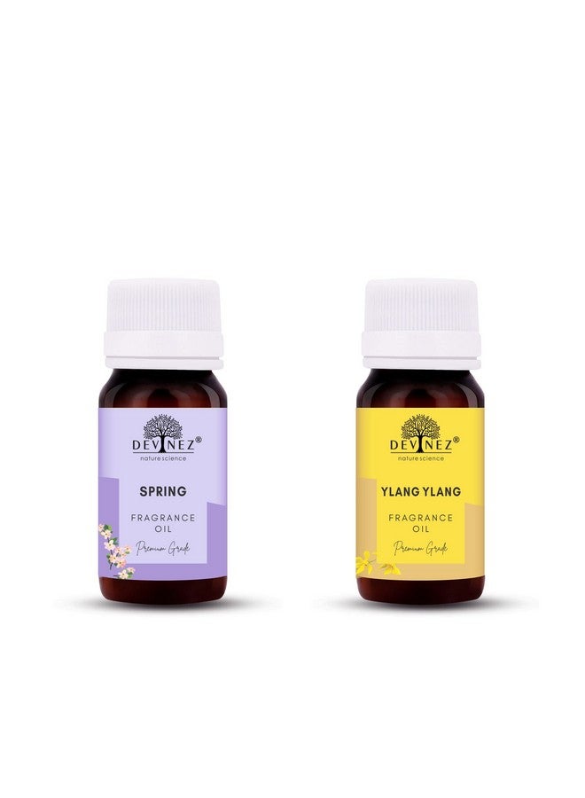 ديفينيز زيت عطري من يلانج يلانج من ديفينيز سبرينج (أكوا فريش) للناشر/ناشر الروائح بالموجات فوق الصوتية/ناشر الشموع الصغيرة/ناشر الروائح بالقصب، 60 مل لكل منهما - Image 1