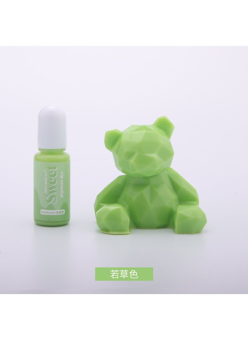 Generic Candy color 40 color oily color essence epoxy resin AB glue uv drop glue diy material color paste foreign trade factory direct sales TG26 if grass color 