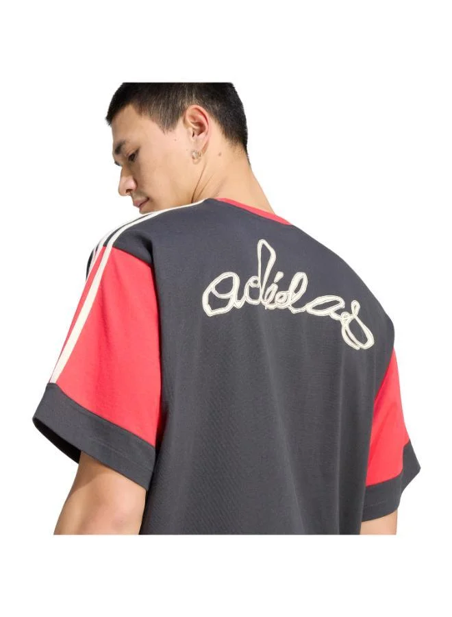 Adidas Originals  ORIGINALS PANELED GRAPHIC T-Shirt for Men | Best Price UAE