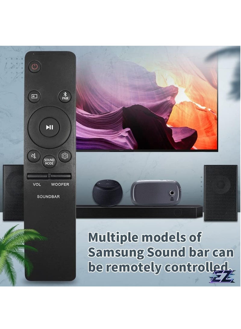PopZa Replacement Remote Control for Samsung Smart TV, Suitable for Samsung Smart Sound Bar TV Models (AH59-02767A) with battery - Image 2