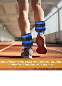 Scrolls Adjustable Ankle Weights for Women and Men, Ankle Wrist Weight Durable Practical Hands or Feet Wear Resistant, Walking Jogging Gymnastics Aerobics Enthusiasts Muscle Training (2.5 kg x 2Nos)  - Image 4