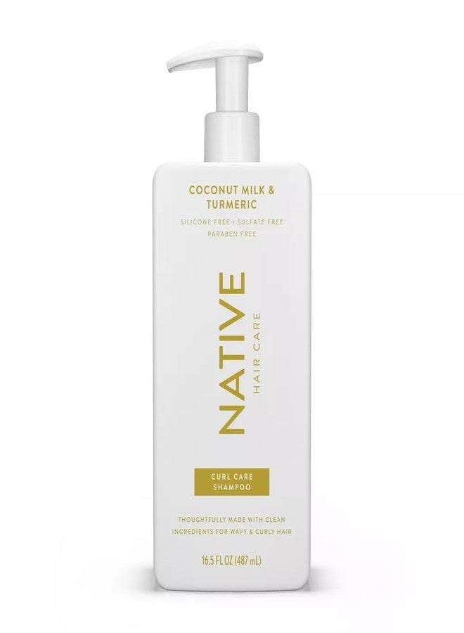 native Curl Care Native Coconut Milk & Turmeric Shampoo and Conditioner (16.5 oz) (Coconut Milk & Tumeric) - Image 1