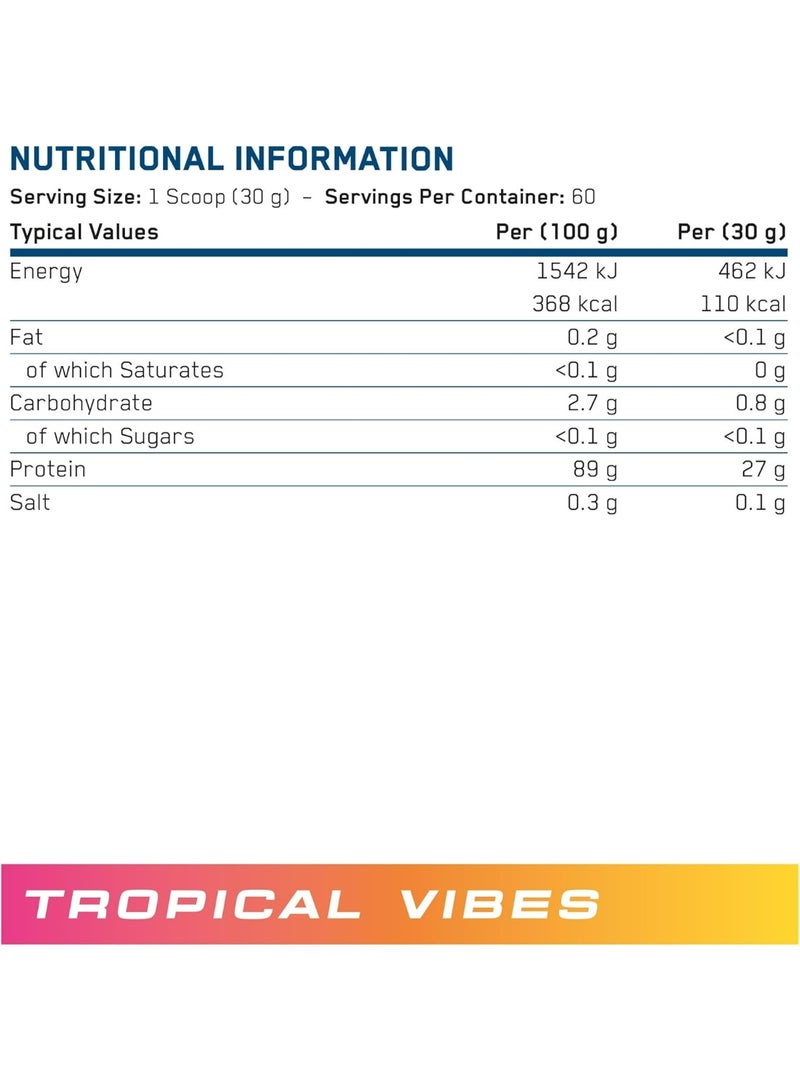 Applied Nutrition Clear Hydrolysed Beef-xp Protein - Tropical Vibes - (1.8 Kg) - Image 4