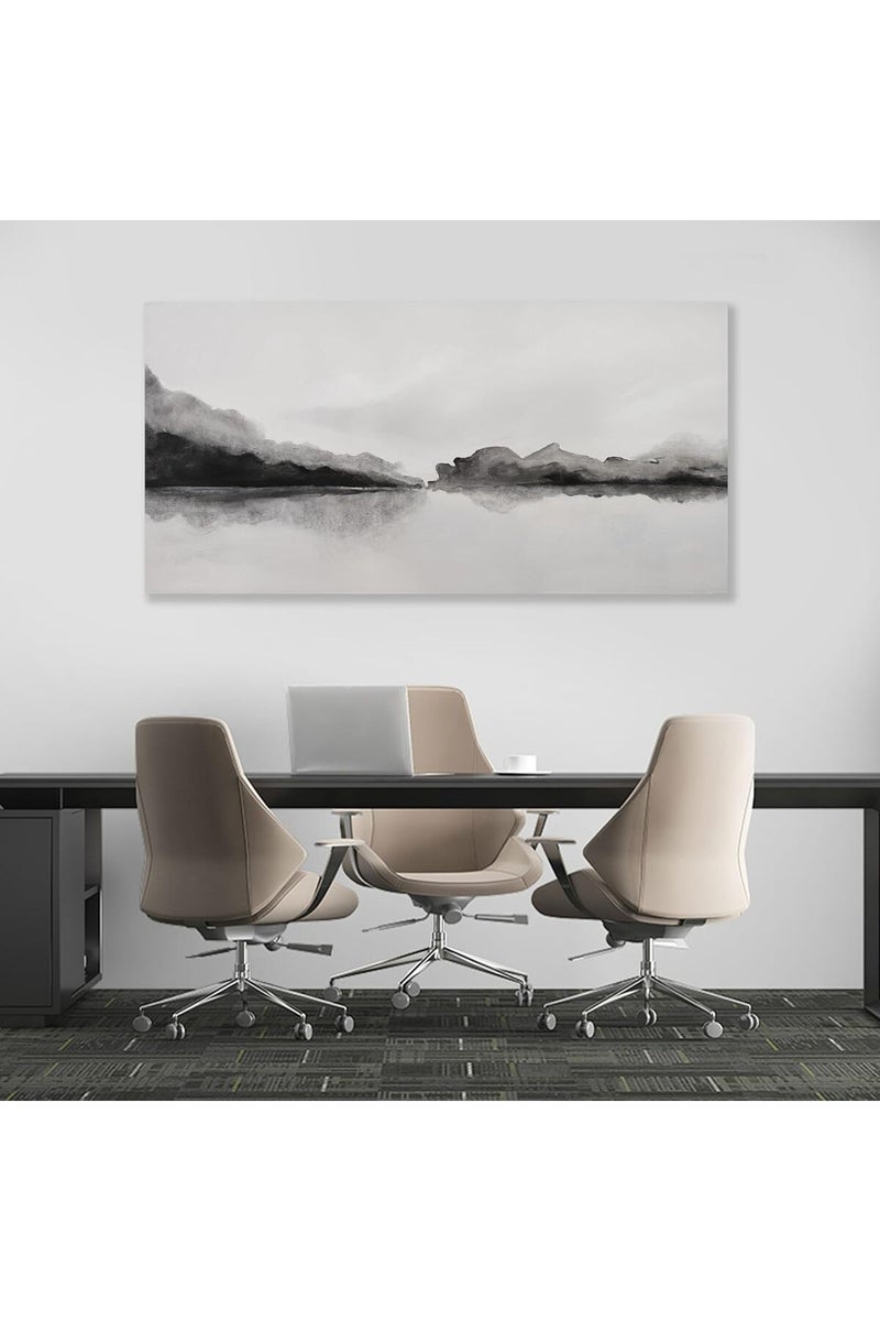 EMODA Vintage-Style Minimalist Canvas Artwork 60x120cm – Personalized Wrap Framed Decor - Image 2