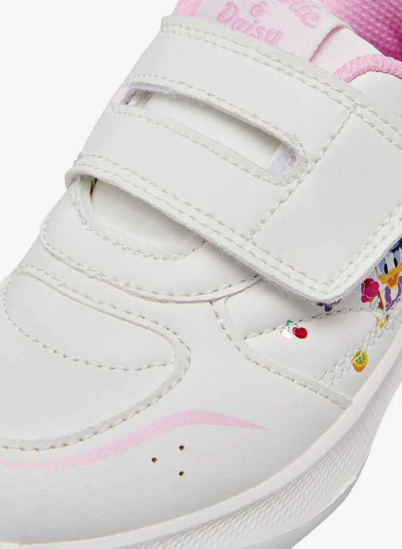 Disney WHITE Girls Minnie Mouse And Daisy Duck Print Ankle School Sneakers for Women | Best Price UAE