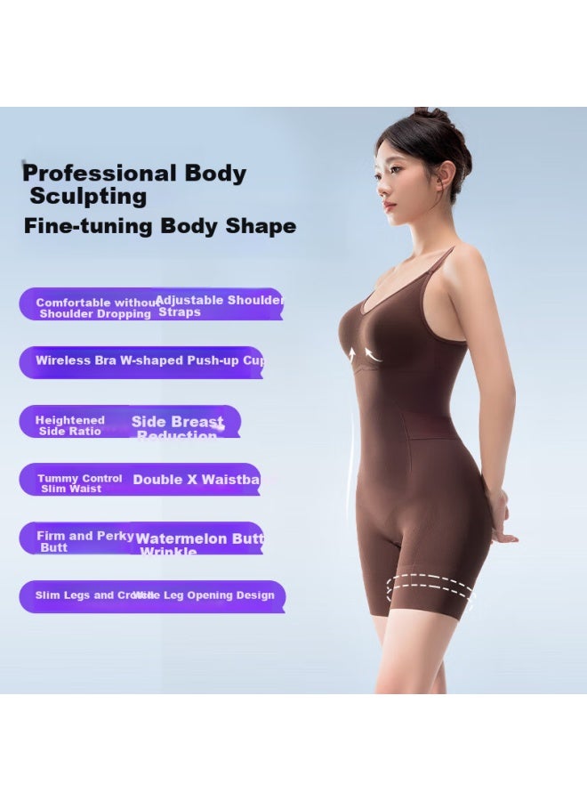 Curveism Cubism Bodysuit Fitness Shapewear Tummy Control Waist Trainer Black XL Size - Image 1