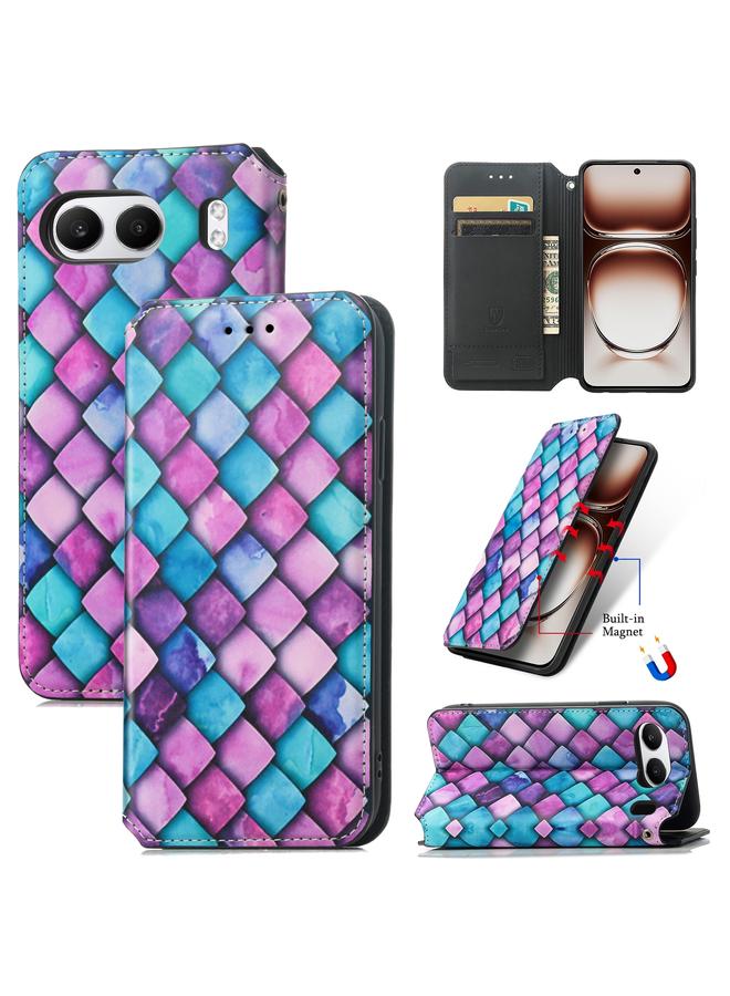 اس-توب جراب لهاتف OnePlus Nord 4 CaseNeo جراب هاتف جلدي مغناطيسي ملون - Image 1