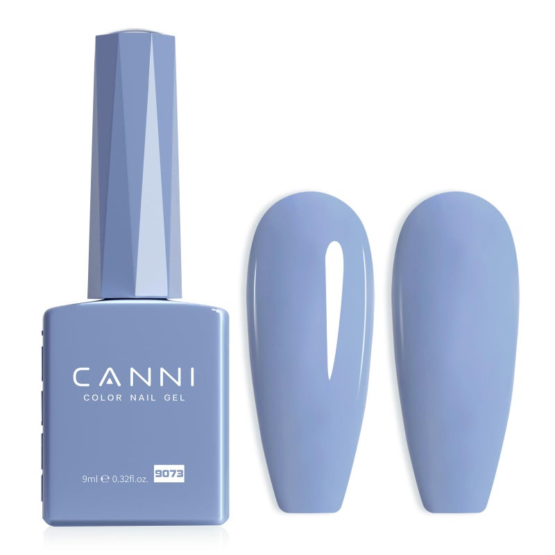 CANNI Blue Gel Nail Polish, 1Pcs Light Baby Blue Gel Polish Pastel Color High Gloss Soak Off U V Nail Manicure Salon DIY - Image 1