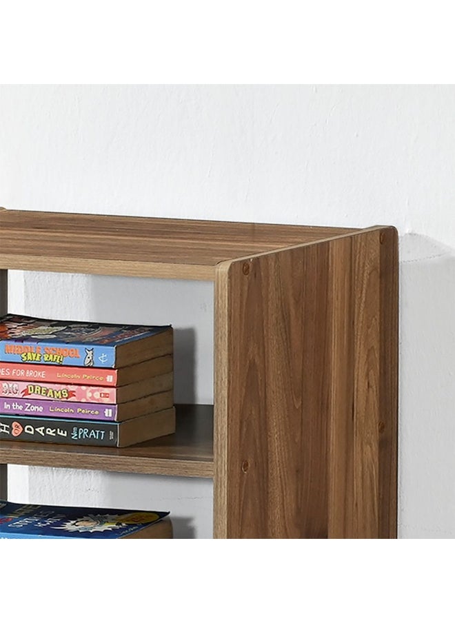DANUBE HOME Supreme End Table – Modern Wooden Side Table for Living Room, Bedroom, Office – Stylish Accent Table with Storage for Home Decor, Sofa, Bedside, and Décor - Light Walnut  - Image 4