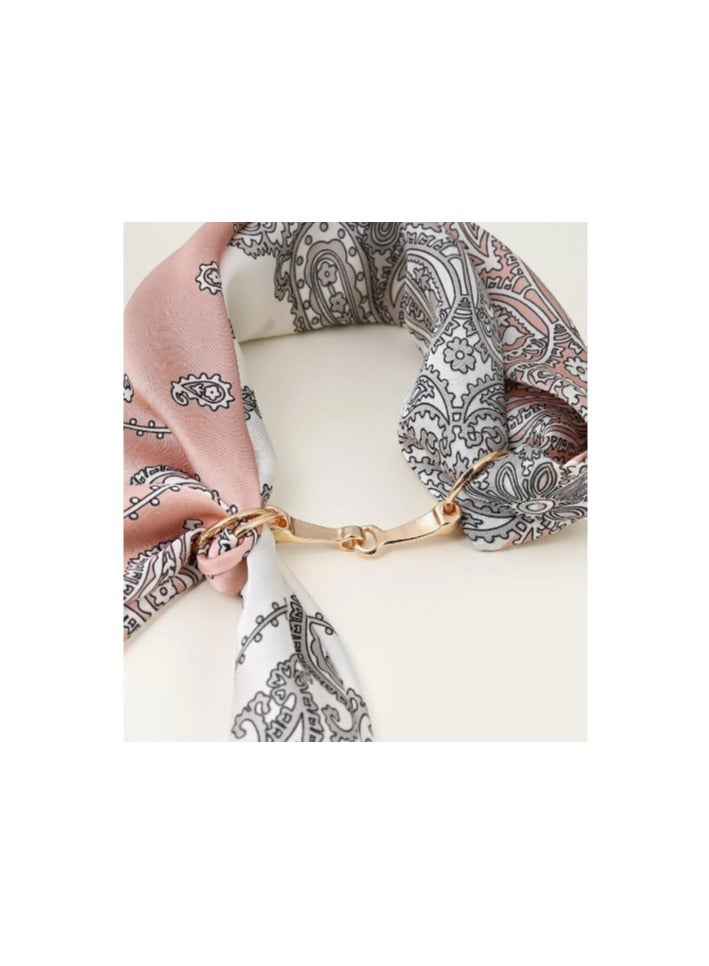 Scarf ring for women, high quality material - imported - Image 2