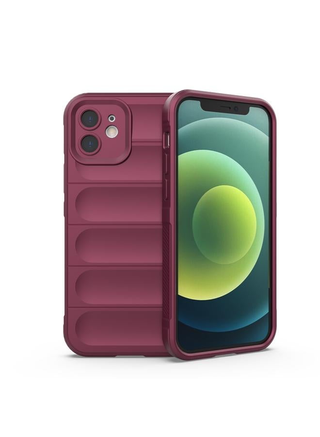 Zaboon Case For iPhone 12 Magic Shield TPU + Flannel Phone Case - Image 1