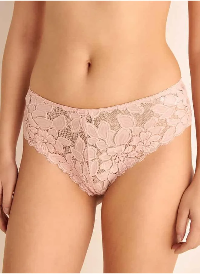 فاف Set of 3 - Lace Detail Briefs