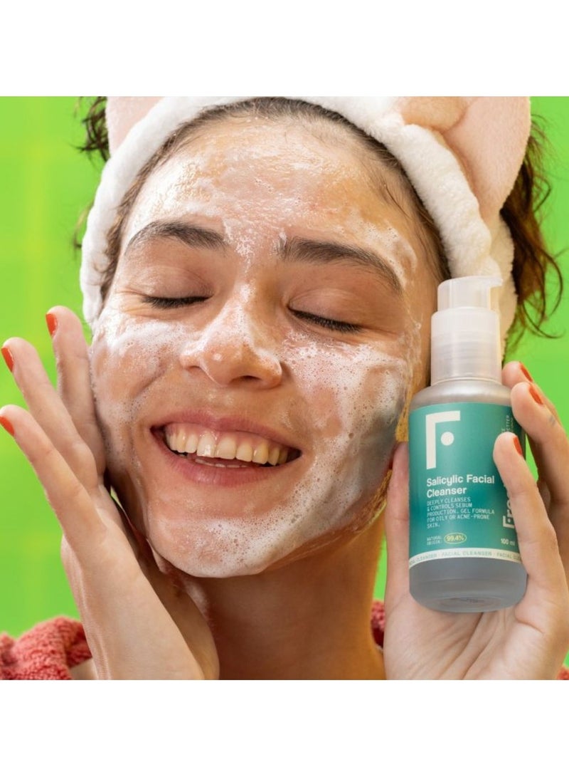 فريشلي منظف ​​الوجه فريشلي ساليسيليك للتحكم في إنتاج الدهون 100 مل - Image 3