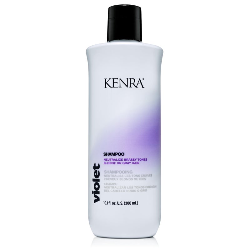 Kenra Violet Shampoo | Eliminates Brassy Tones | Purple Pigment + Deposit | Neutralizes Yellow | Moisturizes Processed Hair | Enhances Vibrancy of Blonde or Gray Hair | Color Safe | 10.1 fl. oz. - Image 1