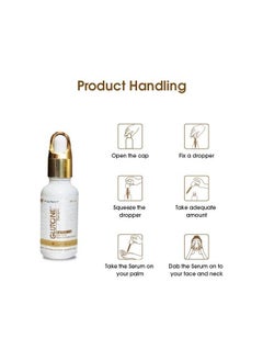 GLUTONE Skin Brightening & Glowing Facewash & Serum Combo; With Purewhite & Dermawhite; For Cleansing & Hydration; Glowing Radiance; Improves Skin Elasticity; 100Ml + 30Ml  - Image 5