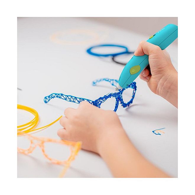 MyFirst 3D Pen Make, Child-Safe Starter Kit, Wireless Operation, Fast Solidification, 3 Years+, 14.2 x 2.9 x 2.6 cm - Blue - Image 2