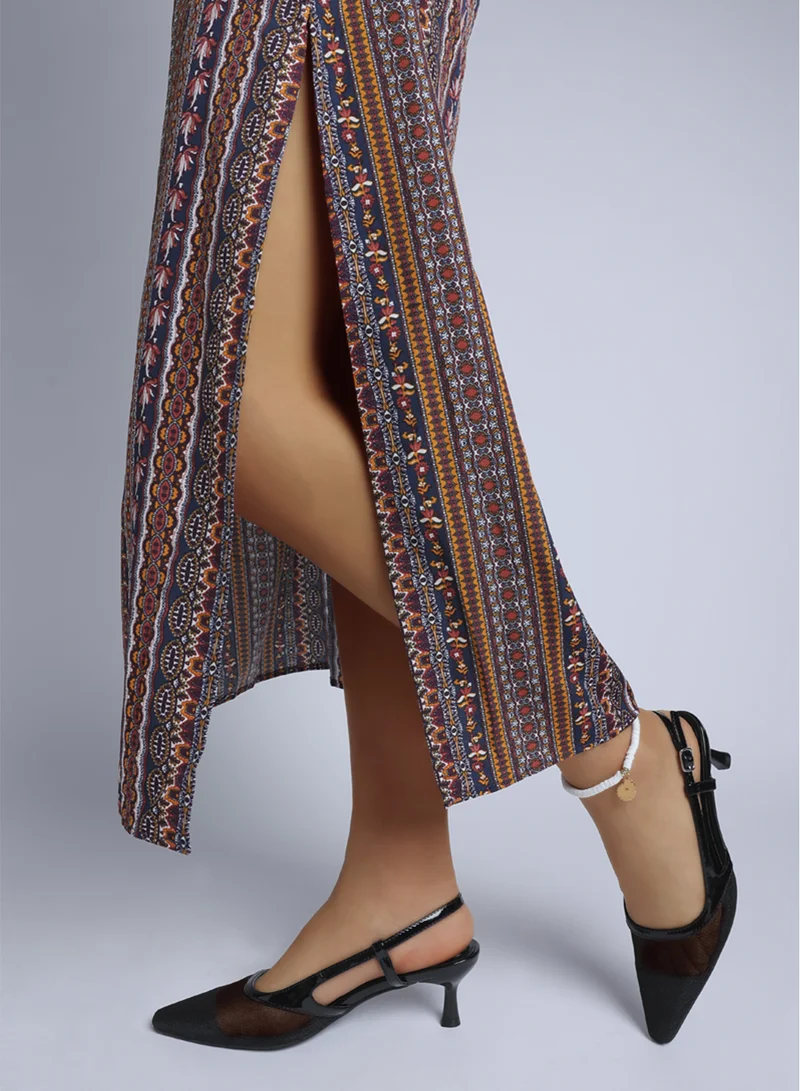 لندن راج شبكة Slingback الصنادل باللون الأسود