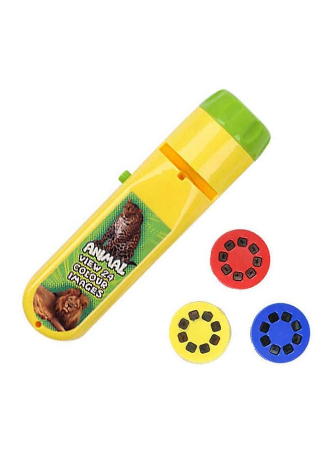 NIBEMINENT Kids Torch Projector Night Light Handheld Projection Flashlight with Unique Images Show Animal - Image 1