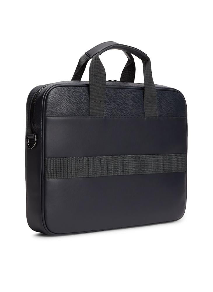 TOMMY HILFIGER Flap Pocket Pebble Grain Laptop Bag - Image 2