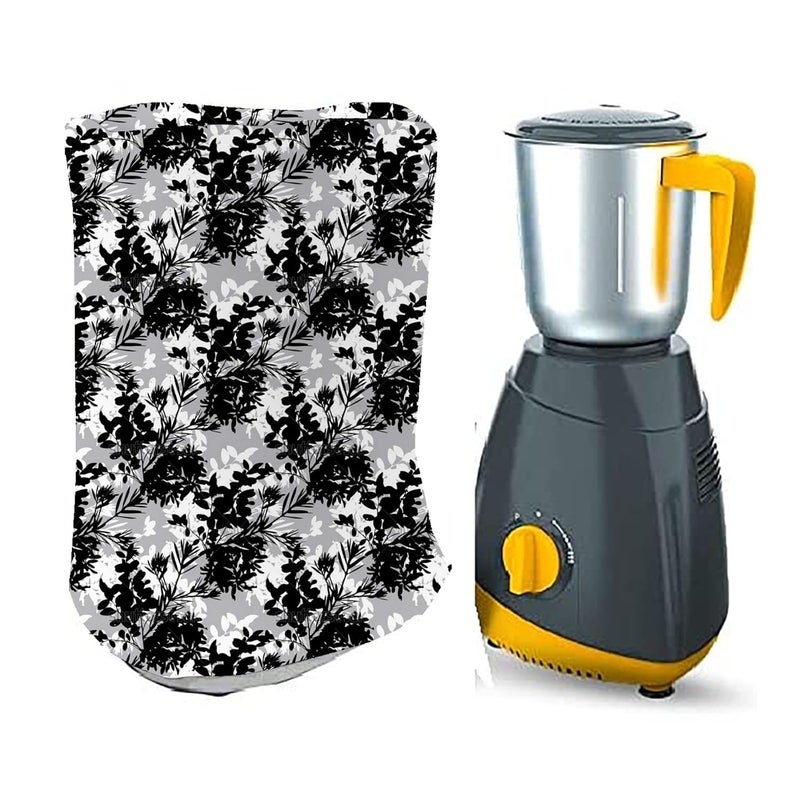 HomeStore-YEP HomeStoreYEP Mixer Grinder Cover for Preethi Blue Leaf Prestige Iris Preethi Zodiac Lifelong Power Pro 500Watt Bajaj Rex 500Watt Multicolour for Major Mixer Grinders Black - Image 1