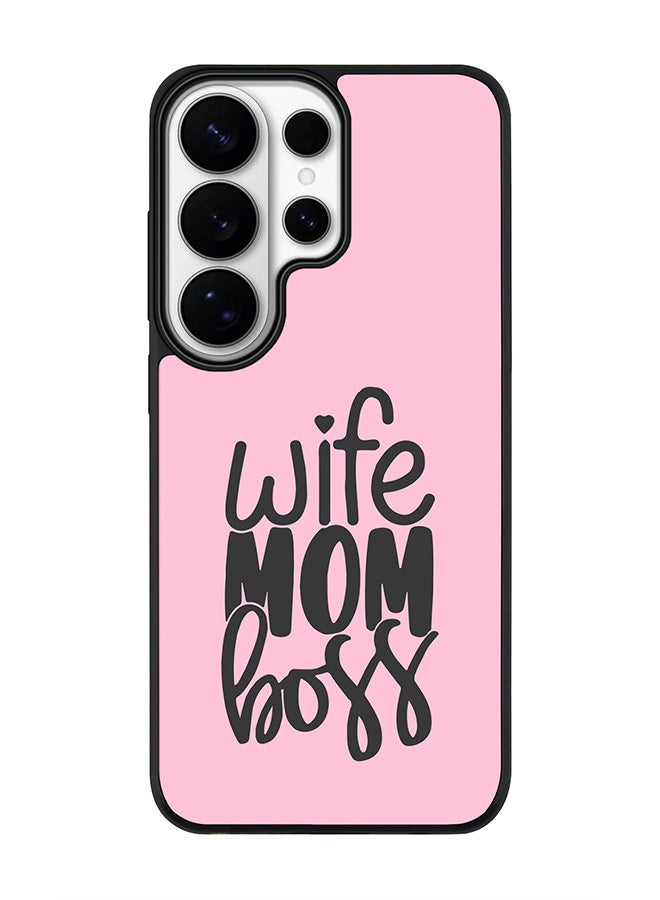 Stylizedd For Samsung Galaxy S26 Ultra Case, [Compatible with MagSafe] Slim Magnetic cover Phone Case - Wife Mom Boss - Image 1