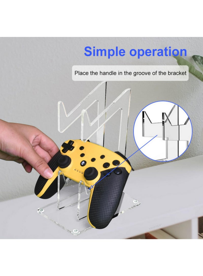 1pcs Acrylic Game Controller Stand Game Handle Desk Display Holder for PS5/PS4/Switch Pro/Xbox Series Gamepad Stand Joystick Bracket - Image 4