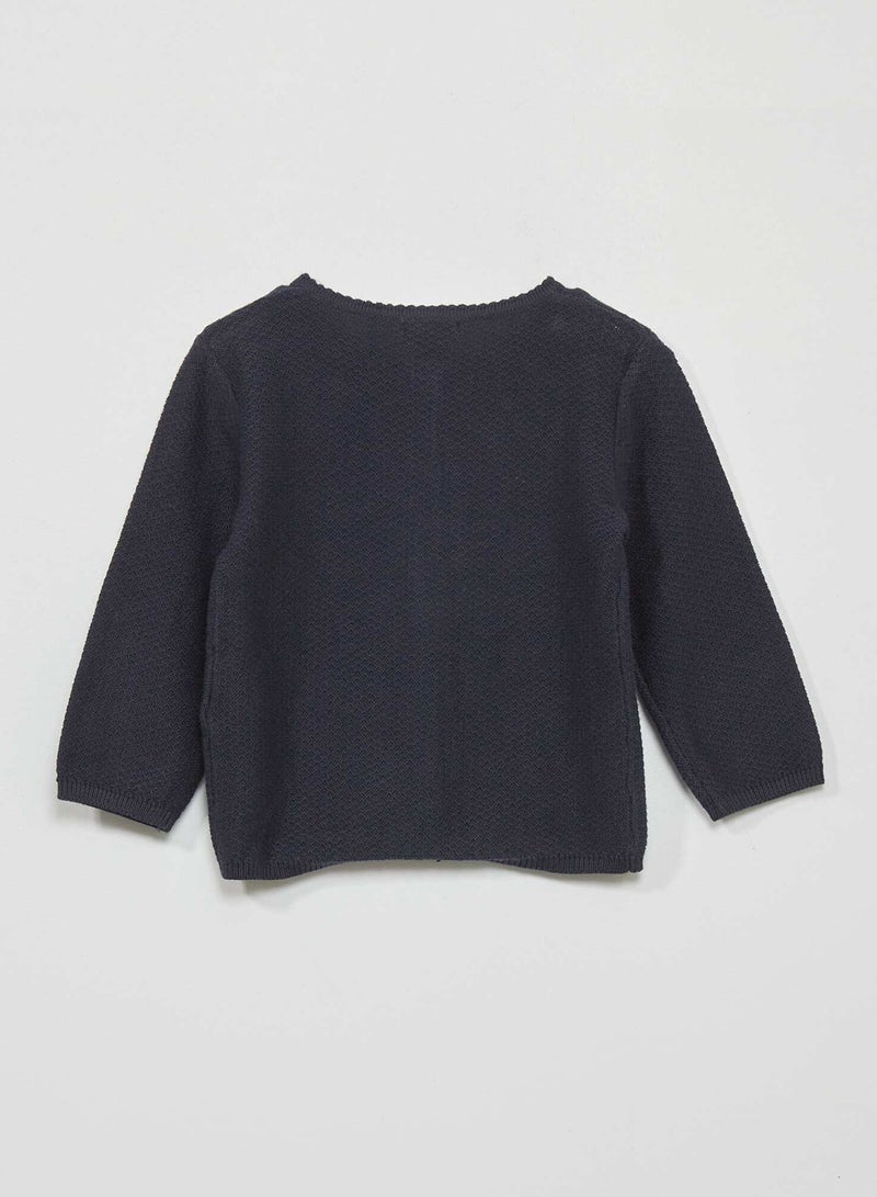 Kiabi Decorative knit cardigan - Image 3
