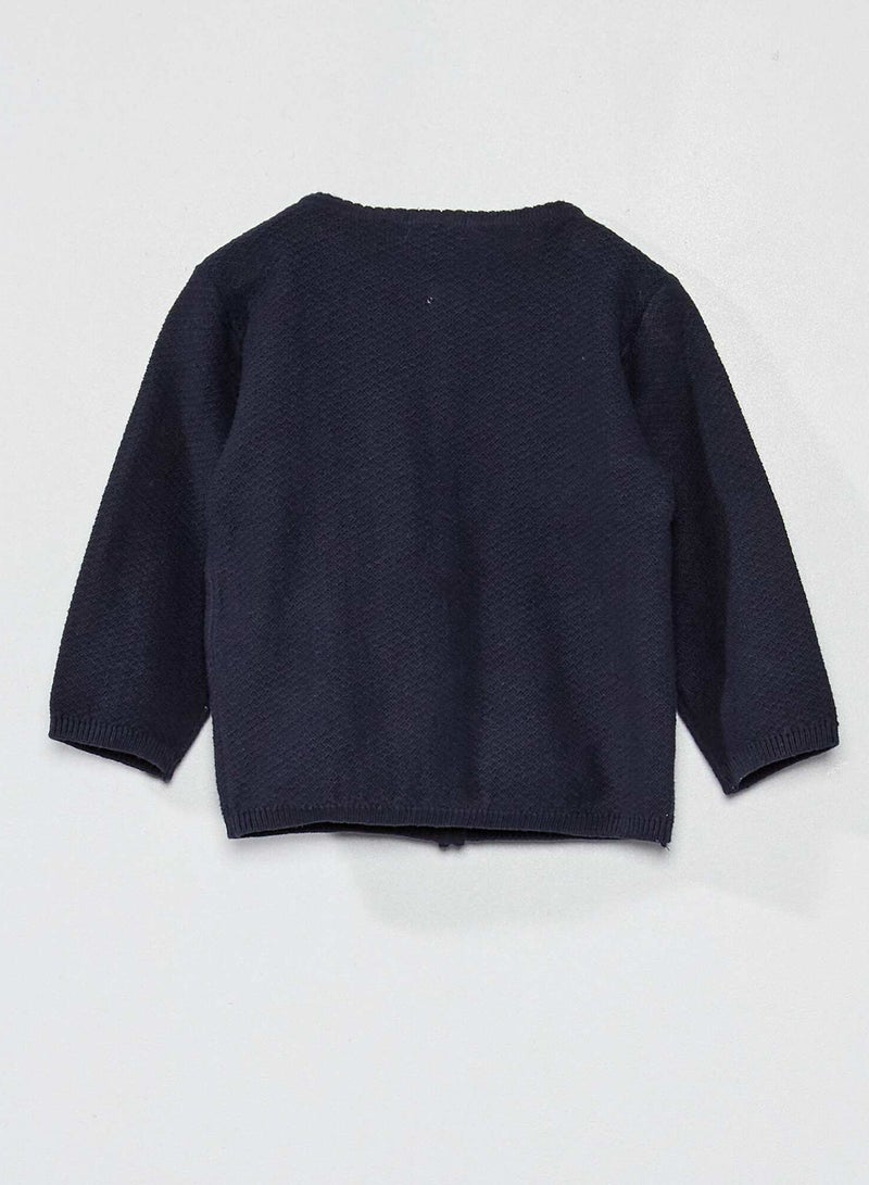 Kiabi Decorative knit cardigan - Image 2