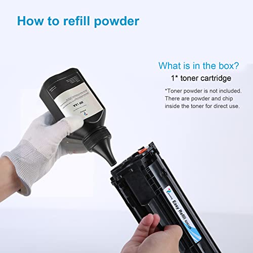 proffisy Easy Refill Toner Cartridge 12A, 3000 Pages Yield Compatible with HP 12X Q2612X Toner Cartridge Compatible with HP LaserJet Printer 1020, M1005 MFP, 1022NW, 3020, 3050, M1319- 1pcs - Image 4