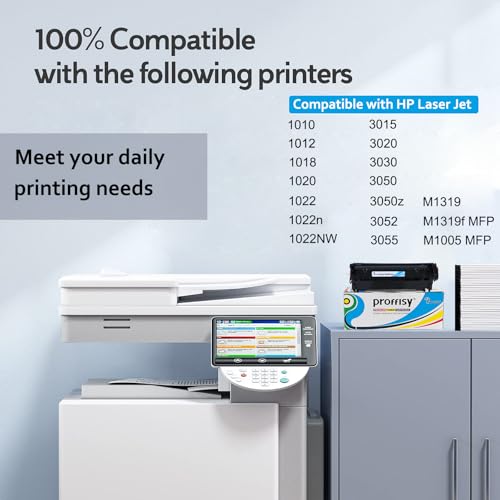 proffisy Easy Refill Toner Cartridge 12A, 3000 Pages Yield Compatible with HP 12X Q2612X Toner Cartridge Compatible with HP LaserJet Printer 1020, M1005 MFP, 1022NW, 3020, 3050, M1319- 1pcs - Image 5