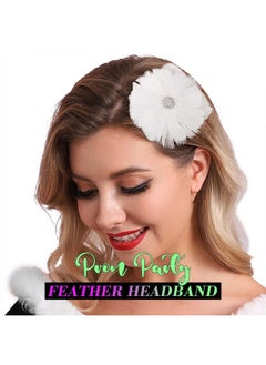 White Feather Hair Clip 1920S Feather Hair Piece Rhinestone Headpiece Prom Party Head Accessories For Women And Girls (Pattern 3) - pzsku/Z6F9AEAD80231A2BFBF47Z/45/_/1735567027/c2a0c657-7f82-408e-a71d-0b850a55258c