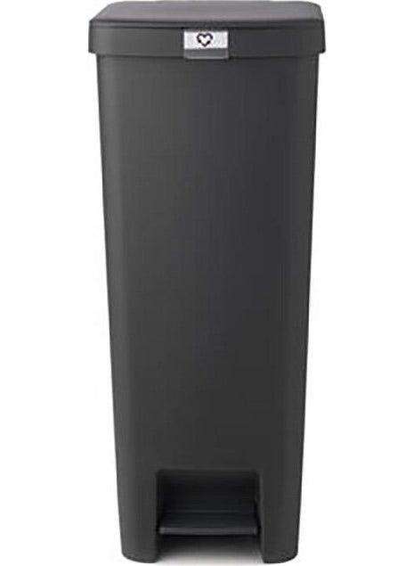 brabantia Gray Large 40 Lt Plastic Trash Can BKM DESIGN  - Image 3