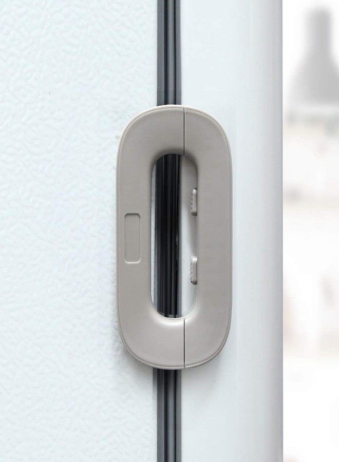 PRETOX Child Safety Door Locks Self Adhesive Cabinet Locks and Refrigerator Fridge Freezer Door Lock for Toddler Kids Refrigerator Fridge Cupboard Wardrobe Multi-Usage [1pcs] - Image 2