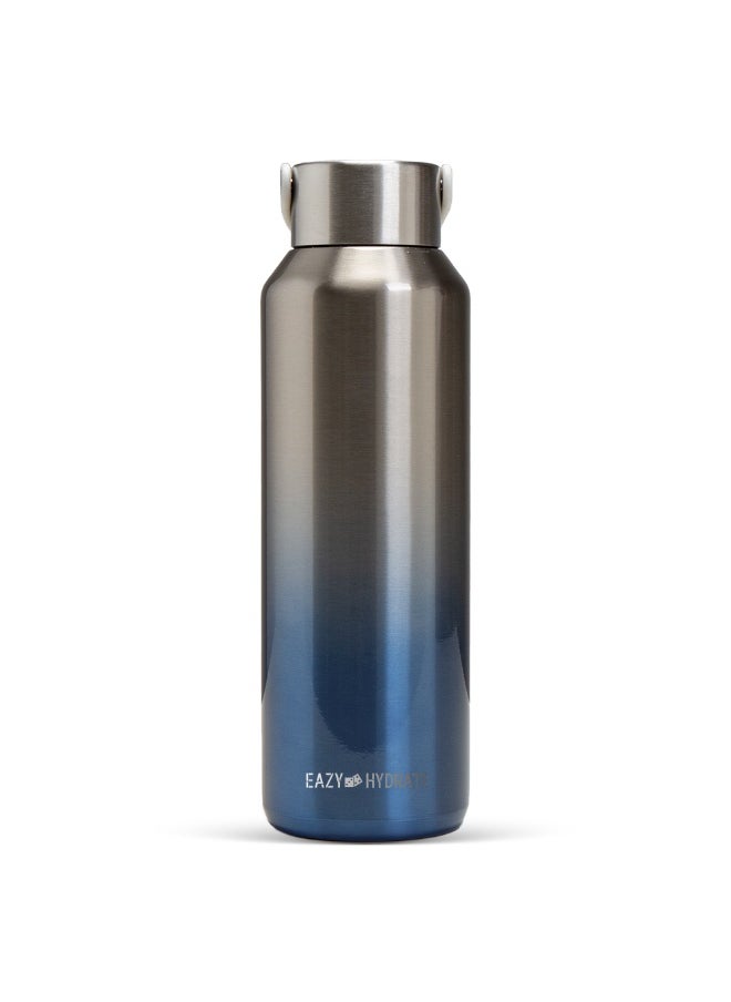 Eazy Kids Eazy Kids Stainless Steel Water Bottle, 710ml Silver  - Image 1