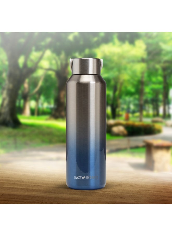 Eazy Kids Eazy Kids Stainless Steel Water Bottle, 710ml Silver  - Image 4