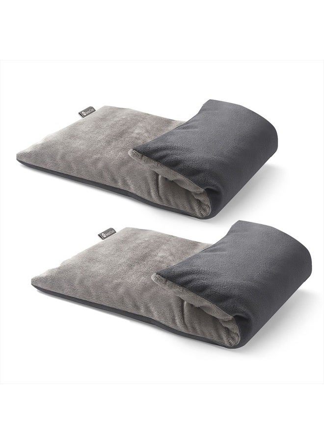 RelaxCoo - Microwave Heating pad with Washable Cover 6 * 12" Microwavable Heat Pad for Neck Shoulder, Cramps, Back Pain Relief, Warm Compress Bean Bag Moist Heat Pack for Muscles, Joints, 2 Pack - Image 1