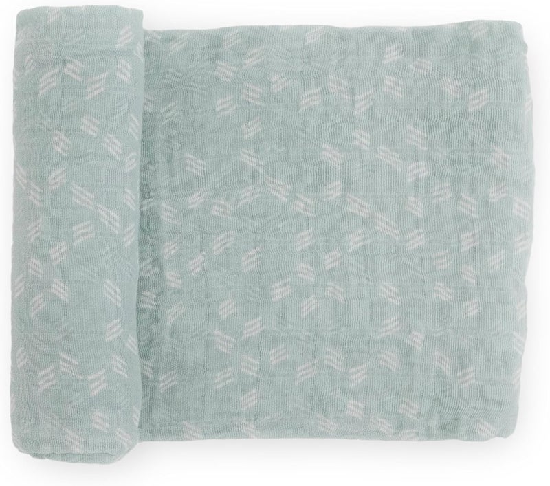 Little Unicorn Premium Cotton Swaddle Blanket - Misty Field - Image 1
