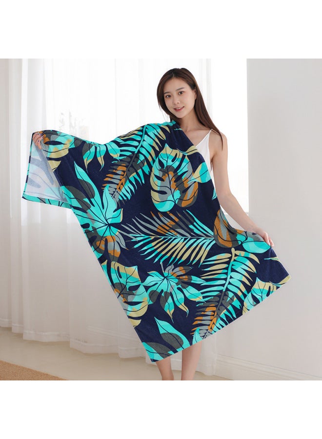 [customized] Creative Digital Printing Beach Towel Swimming Sunscreen Shawl Beach Towel