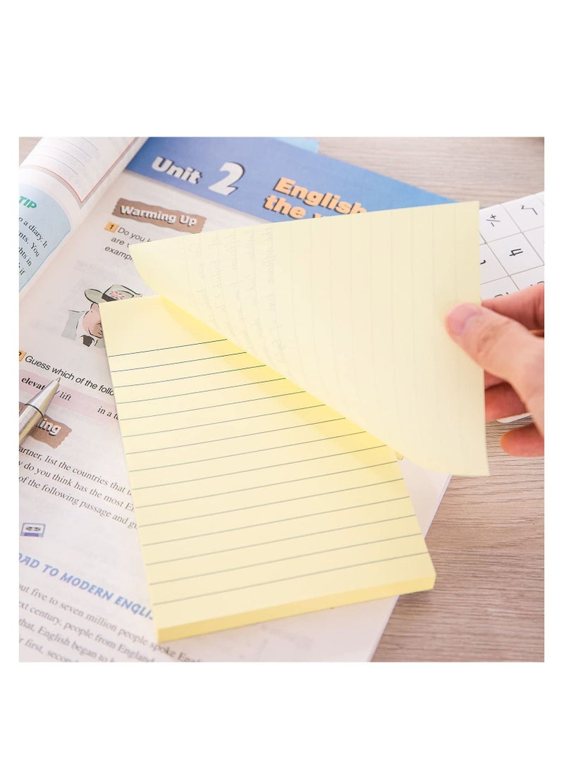 Deli 2-Pad Ruled To-Do Sticky Notes 6x4 Inch Size Yellow Colour - Image 5