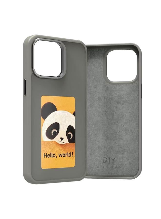 اس-توب جراب هاتف iPhone 14 Pro بشاشة حبر إلكتروني رباعية الألوان NFC DIY - Image 2